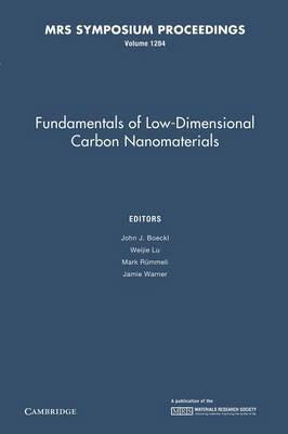 Fundamentals of Low-Dimensional Carbon Nanomaterials: Volume 1284 - cover