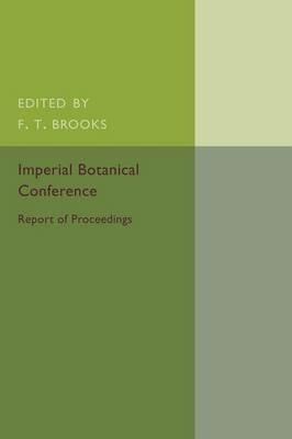 Imperial Botanical Conference: London, July 7-16, 1924 - cover