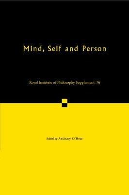 Mind, Self and Person - cover