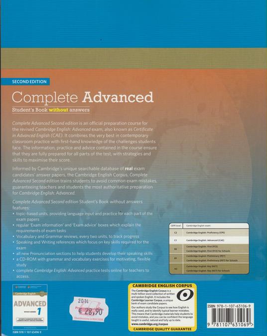 Complete Advanced Student's Book without Answers with CD-ROM - Guy Brook-Hart,Simon Haines - 2