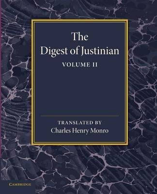 The Digest of Justinian: Volume 2 - cover