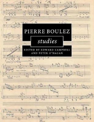 Pierre Boulez Studies - cover