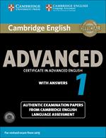 Cambridge English Advanced 1 for Revised Exam from 2015 Student's Book Pack (Student's Book with Answers and Audio CDs (2)): Authentic Examination Papers from Cambridge English Language Assessment