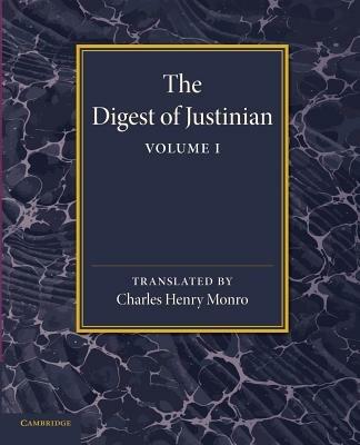 The Digest of Justinian: Volume 1 - cover