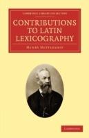 Contributions to Latin Lexicography - Henry Nettleship - cover