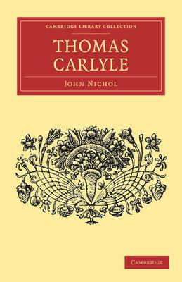 Thomas Carlyle - John Nichol - cover