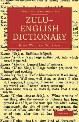 Zulu-English Dictionary - John William Colenso - cover