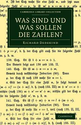 Was sind und was sollen die Zahlen? - Richard Dedekind - cover