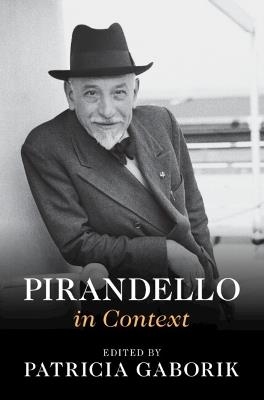 Pirandello in Context - cover