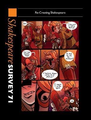 Shakespeare Survey 71: Volume 71: Re-Creating Shakespeare - cover