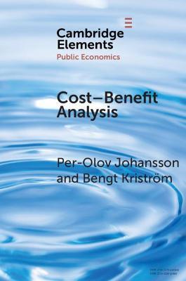 Cost-Benefit Analysis - Per-Olov Johansson,Bengt Kristroem - cover