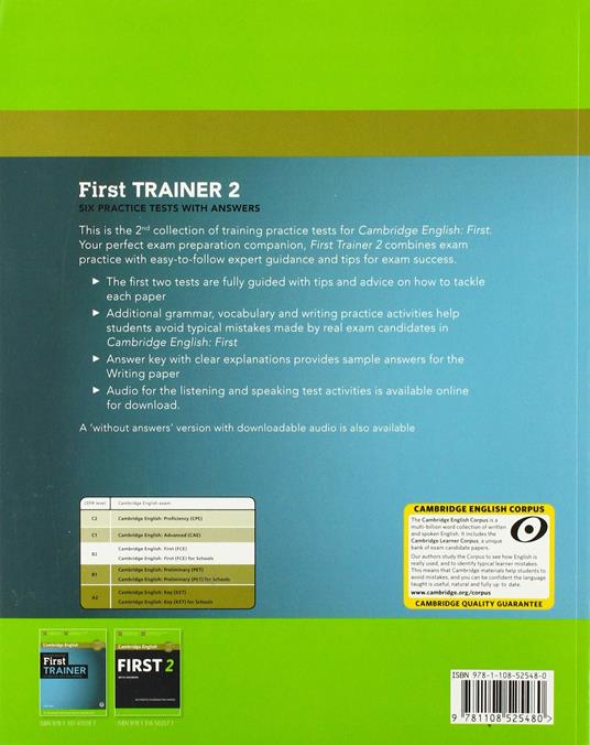 First Trainer 2 Six Practice Tests with Answers with Audio - 2