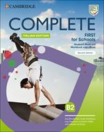 Complete First for Schools Student's Book and Workbook with eBook (Italian Edition)