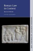 Roman Law in Context - David Johnston - cover