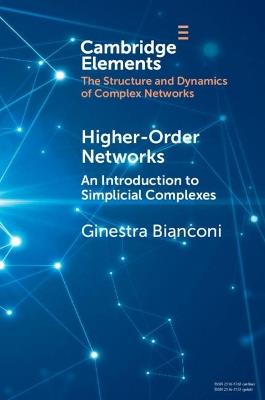 Higher-Order Networks - Ginestra Bianconi - cover