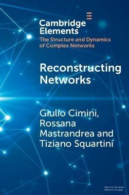 Reconstructing Networks - Giulio Cimini,Rossana Mastrandrea,Tiziano Squartini - cover