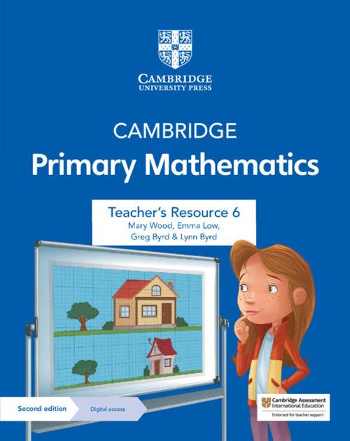 Cambridge Primary Mathematics Teacher's Resource 6 with Digital Access - Mary Wood,Emma Low,Greg Byrd - cover