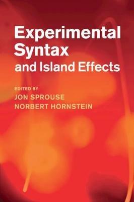 Experimental Syntax and Island Effects - cover