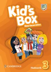 Kid's Box New Generation Level 3 Flashcards British English - Caroline Nixon,Michael Tomlinson - cover