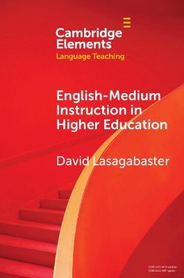 English-Medium Instruction in Higher Education - David Lasagabaster - cover