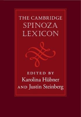The Cambridge Spinoza Lexicon - cover