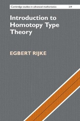 Introduction to Homotopy Type Theory - Egbert Rijke - cover
