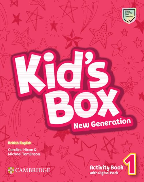 Kid's Box New Generation Level 1 Activity Book with Digital Pack British English - Caroline Nixon,Michael Tomlinson - cover