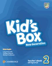 Kid's Box New Generation Level 2 Teacher's Book with Downloadable Audio British English - Lucy Frino - cover