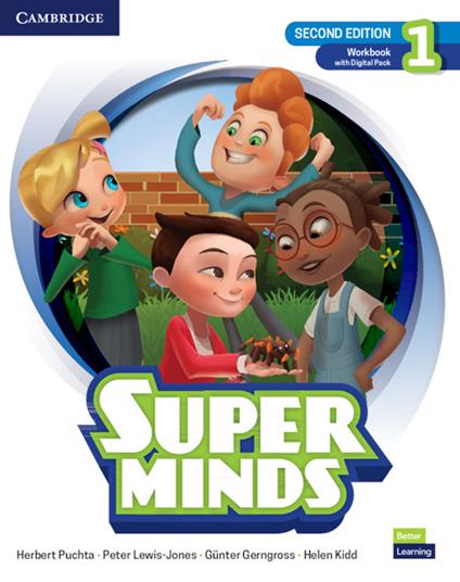 Super Minds Level 1 Workbook with Digital Pack British English - Herbert Puchta,Peter Lewis-Jones,Gunter Gerngross - cover