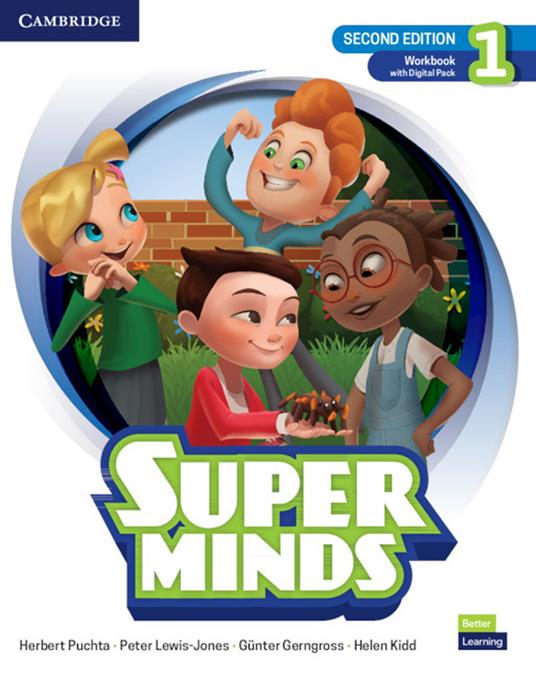 Super Minds Level 1 Workbook with Digital Pack British English - Herbert Puchta,Peter Lewis-Jones,Gunter Gerngross - cover