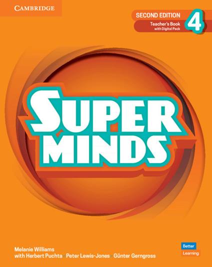 Super Minds Level 4 Teacher's Book with Digital Pack British English - Melanie Williams - cover