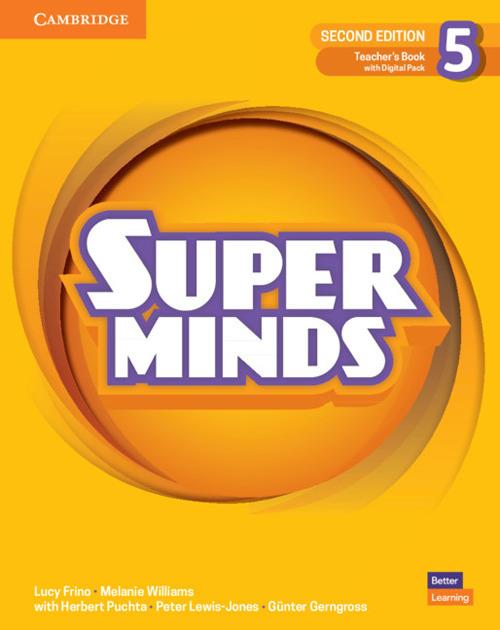 Super Minds Level 5 Teacher's Book with Digital Pack British English - Lucy Frino,Melanie Williams - cover