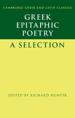 Greek Epitaphic Poetry: A Selection - cover
