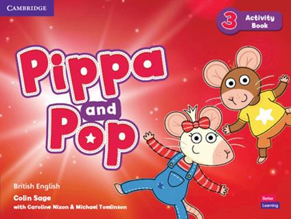 Pippa and Pop Level 3 Activity Book British English - Colin Sage - cover