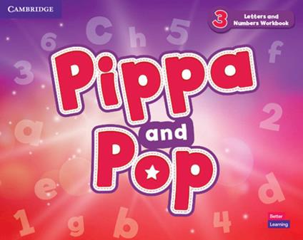 Pippa and Pop Level 3 Letters and Numbers Workbook British English - cover