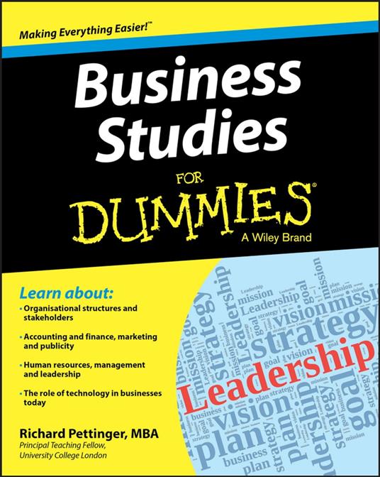 Business Studies For Dummies