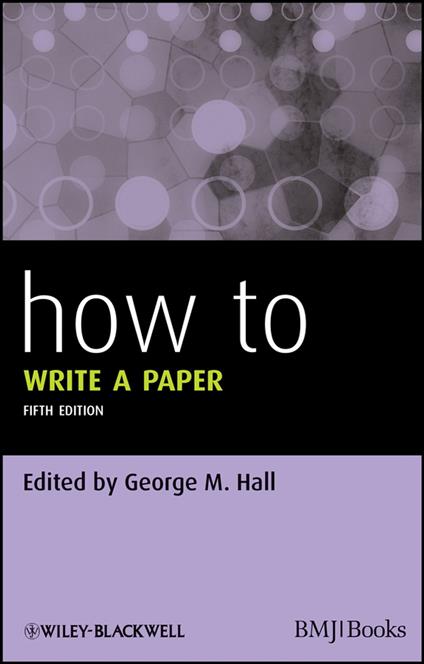 How To Write a Paper