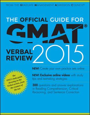 The Official Guide for GMAT Verbal Review - Graduate Management Admission Council (GMAC) - cover