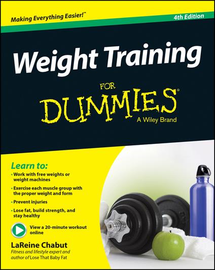 Weight Training For Dummies - LaReine Chabut - cover