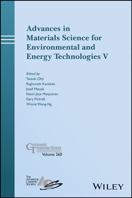 Advances in Materials Science for Environmental and Energy Technologies V