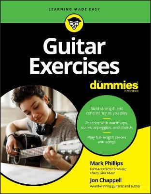 Guitar Exercises For Dummies - Mark Phillips,Jon Chappell - cover