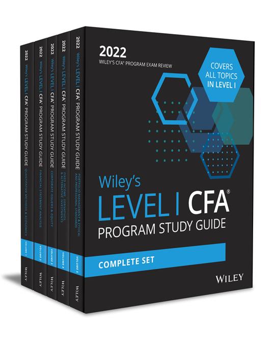 Wiley's Level I CFA Program Study Guide 2022: Complete Set - Wiley - cover
