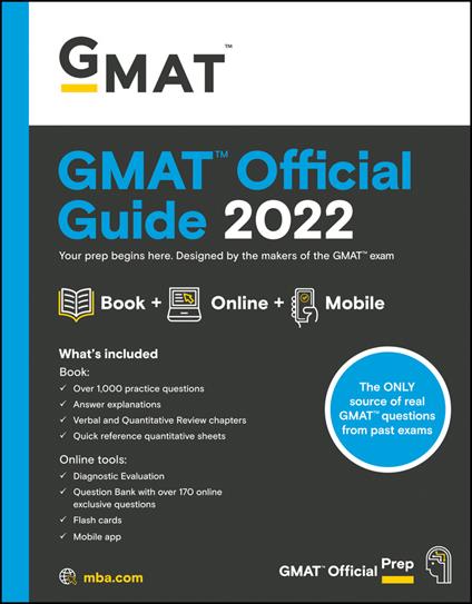 GMAT Official Guide 2022: Book + Online Question Bank - GMAC (Graduate Management Admission Council) - cover