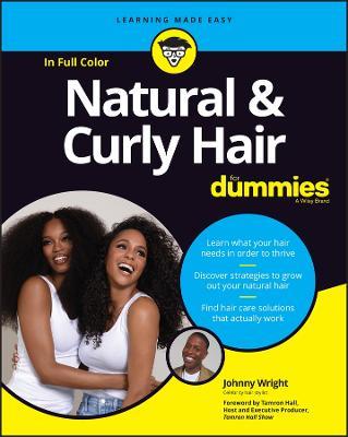 Natural & Curly Hair For Dummies - Johnny Wright - cover