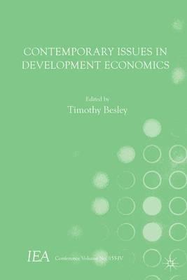 Contemporary Issues in Development Economics - Timothy Besley - cover