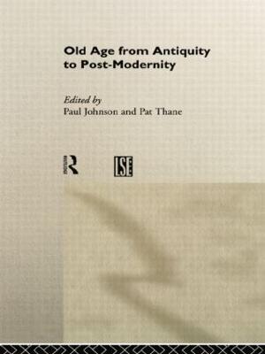 Old Age from Antiquity to Post-Modernity - cover
