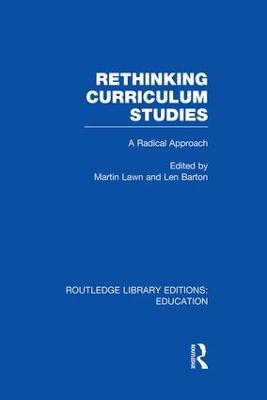 Rethinking Curriculum Studies - cover