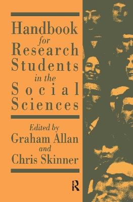 Handbook for Research Students in the Social Sciences - cover