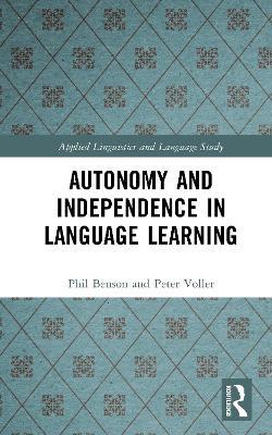 Autonomy and Independence in Language Learning - cover