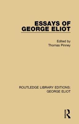 Essays of George Eliot - cover